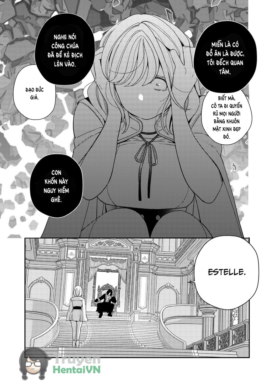 Seijo wa Tekikoku no Ou ni Otosareru 