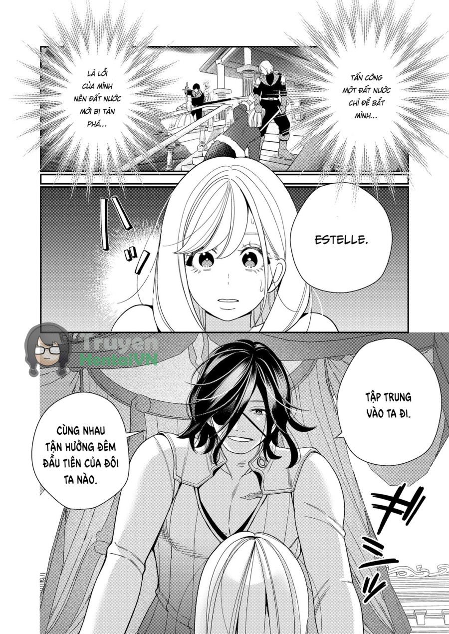 Seijo wa Tekikoku no Ou ni Otosareru 