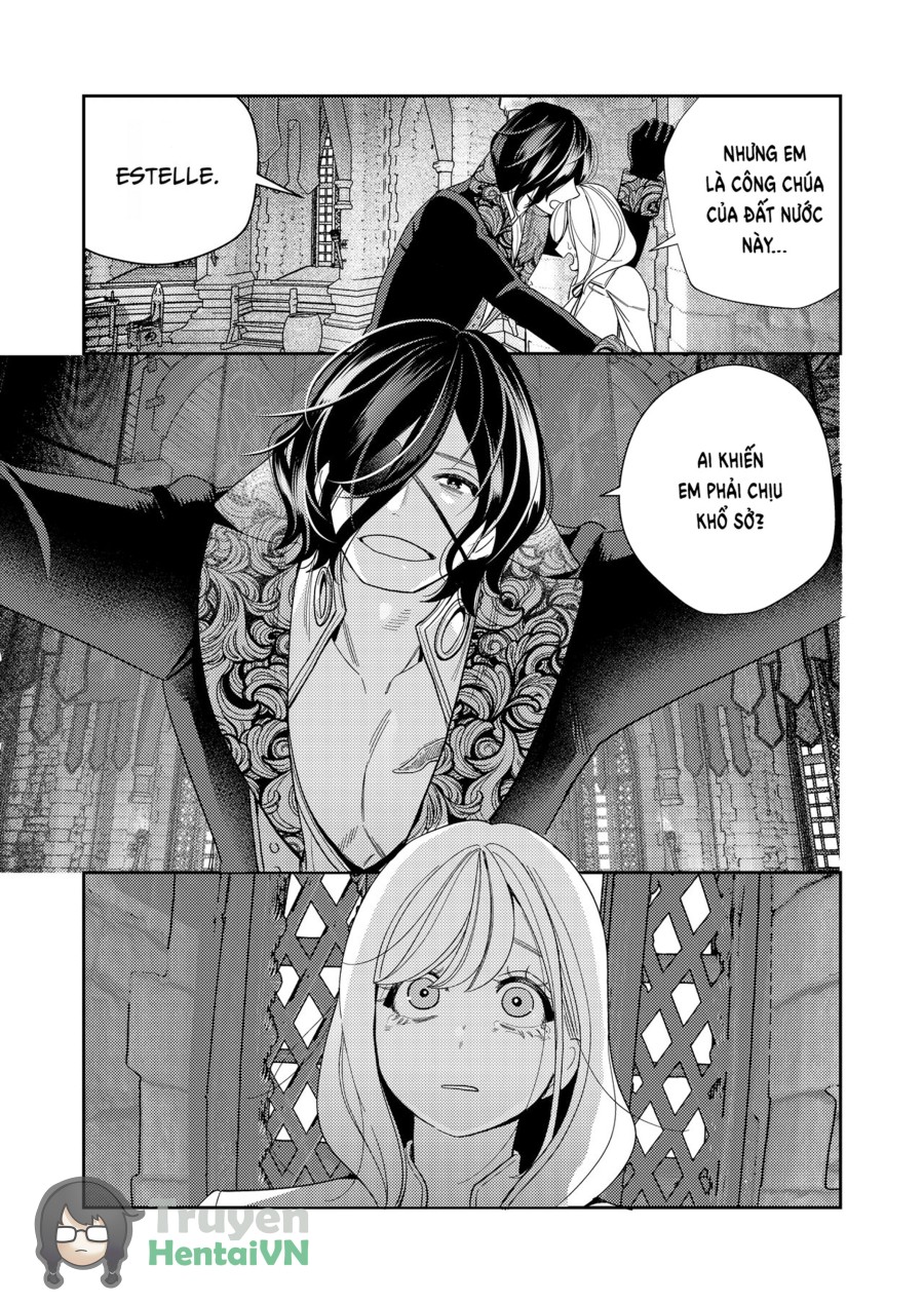 Seijo wa Tekikoku no Ou ni Otosareru 