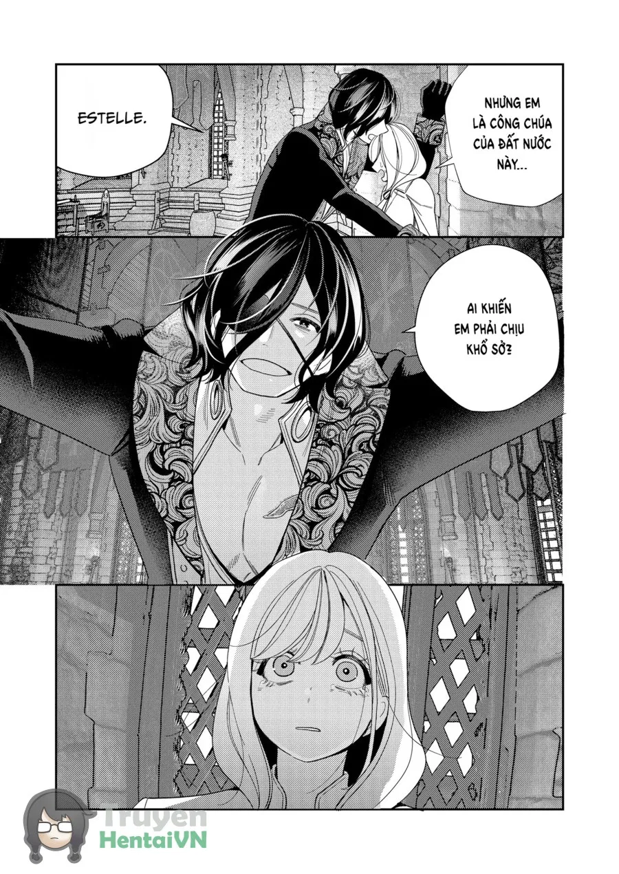 Seijo wa Tekikoku no Ou ni Otosareru 