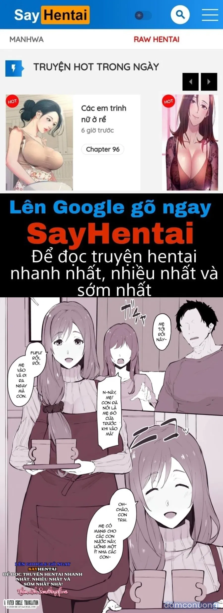 "Musume no Karesi ni Netorare Tyau Mama-san - Oneshot " 