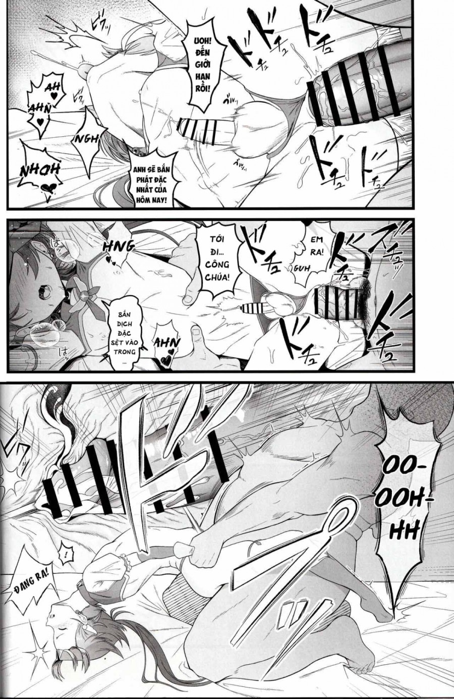 Cure Wing tai Saimin Oji-san (Hirogaru Sky! Precure) 