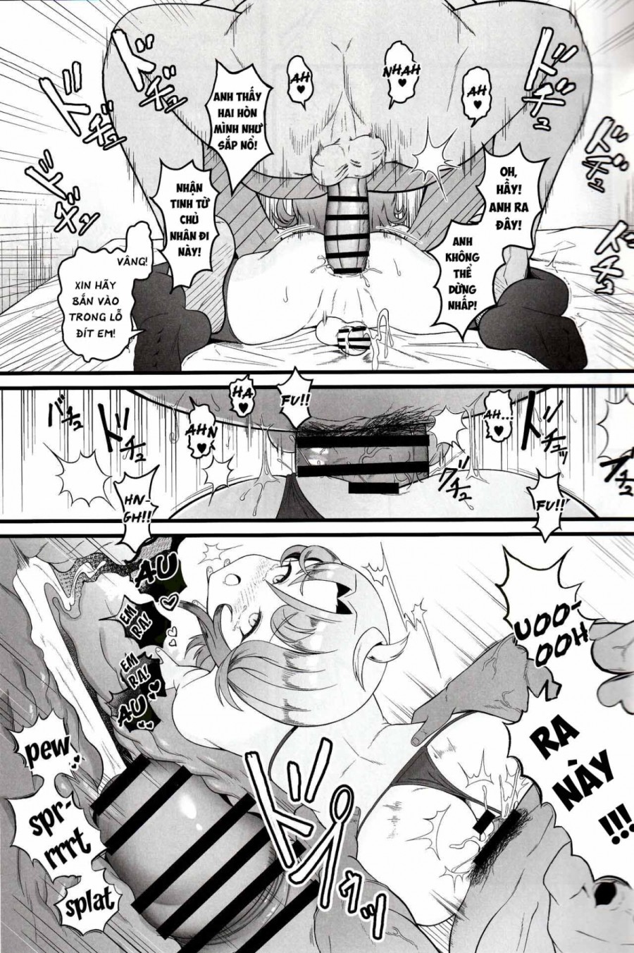 Cure Wing tai Saimin Oji-san (Hirogaru Sky! Precure) 