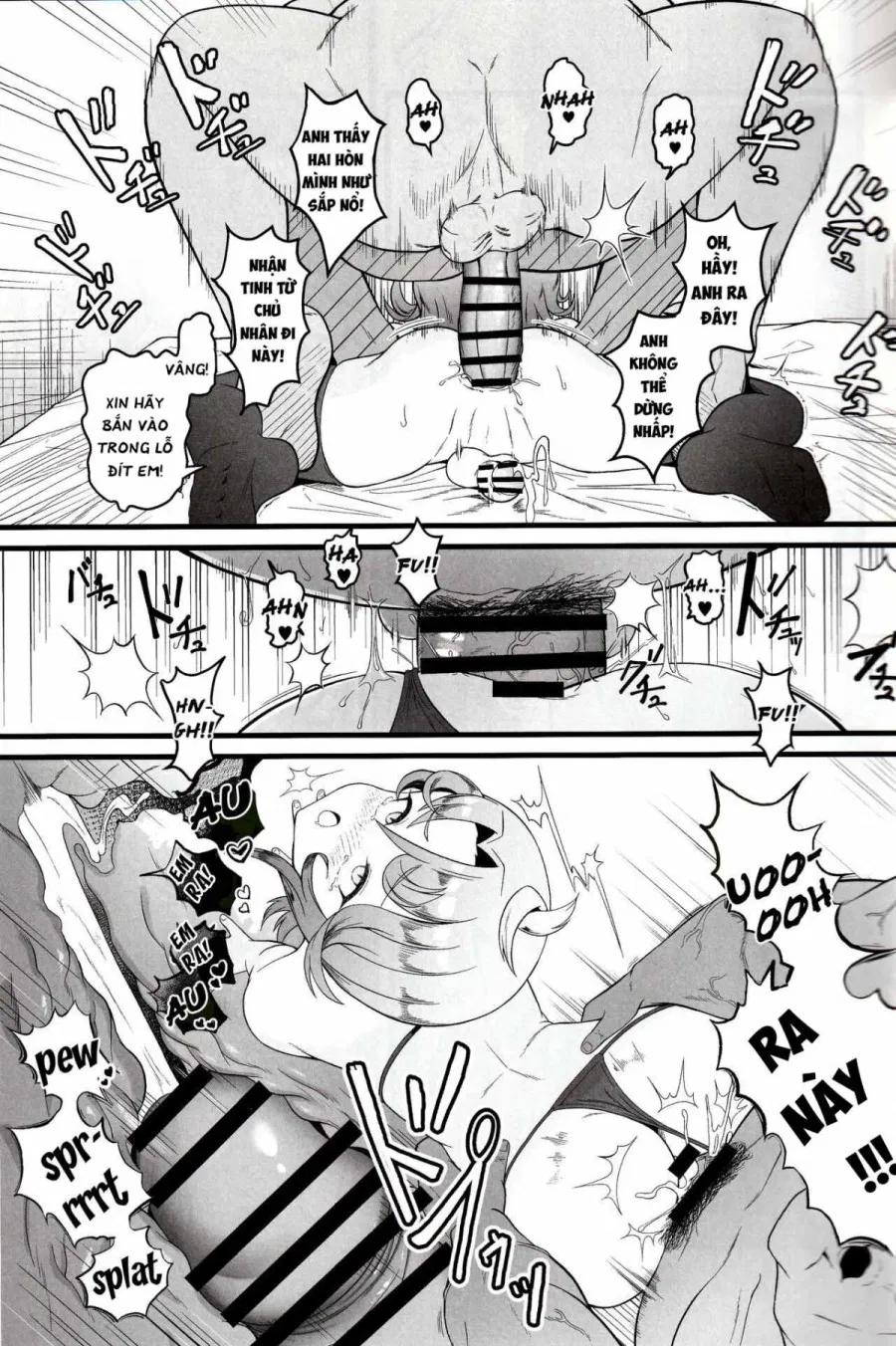 Cure Wing tai Saimin Oji-san (Hirogaru Sky! Precure) 