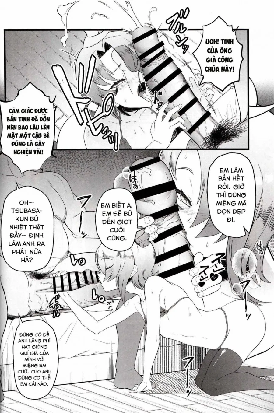 Cure Wing tai Saimin Oji-san (Hirogaru Sky! Precure) 