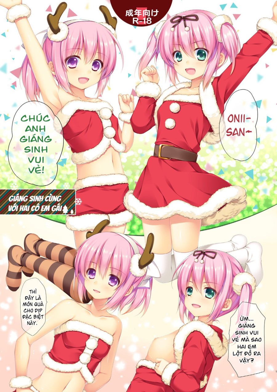 Giáng sinh cùng với hai cô em gái 