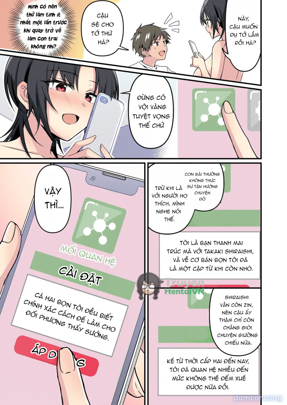 Jinsei Kaihen Appli de Barairo no Hibi? ~Jibun o Ukkari Dosukebe Bishoujo ni~ 