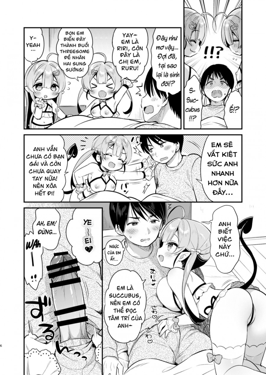 Cặp song sinh tấn công Succubus-chan 