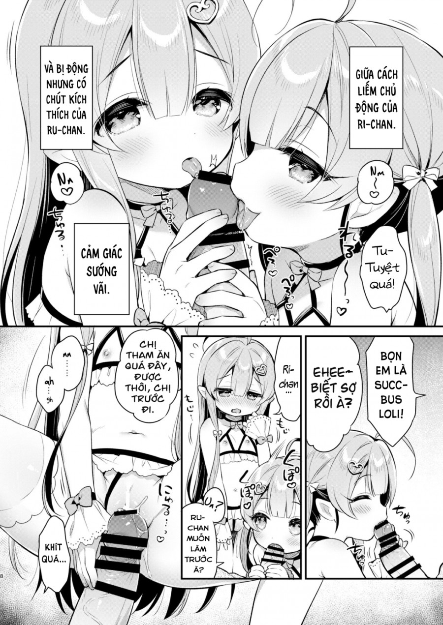 Cặp song sinh tấn công Succubus-chan 