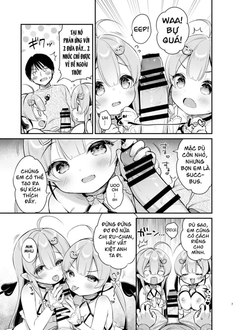 Cặp song sinh tấn công Succubus-chan 