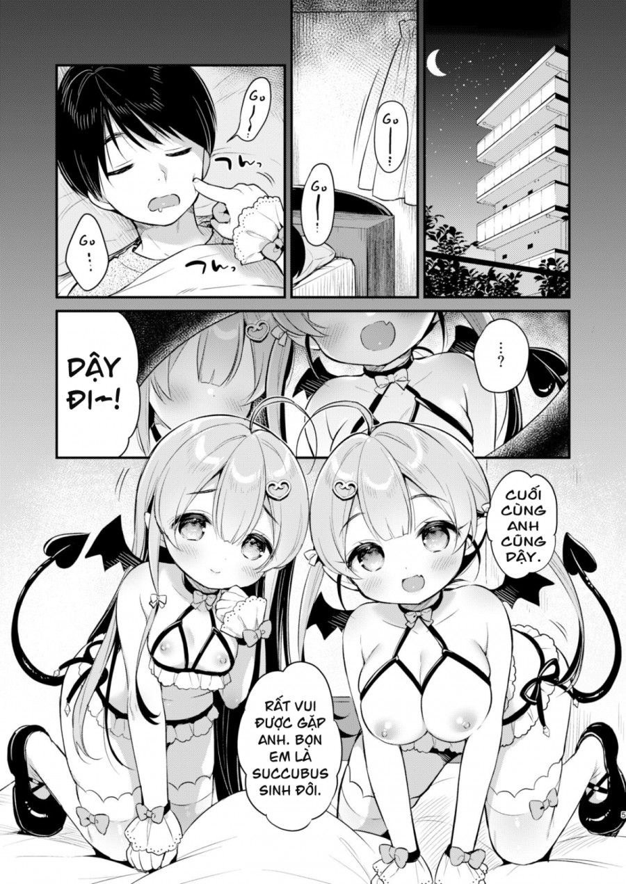 Cặp song sinh tấn công Succubus-chan 