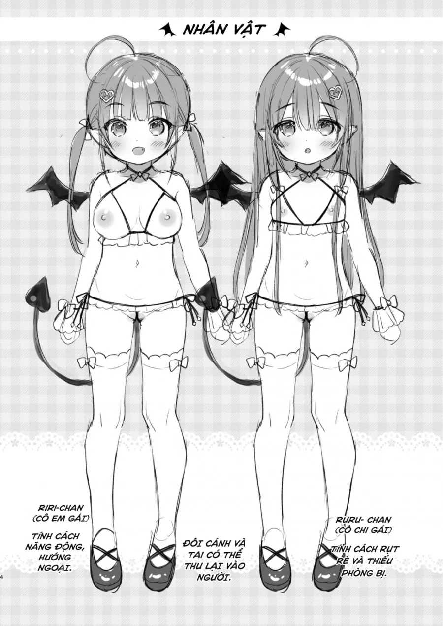 Cặp song sinh tấn công Succubus-chan 