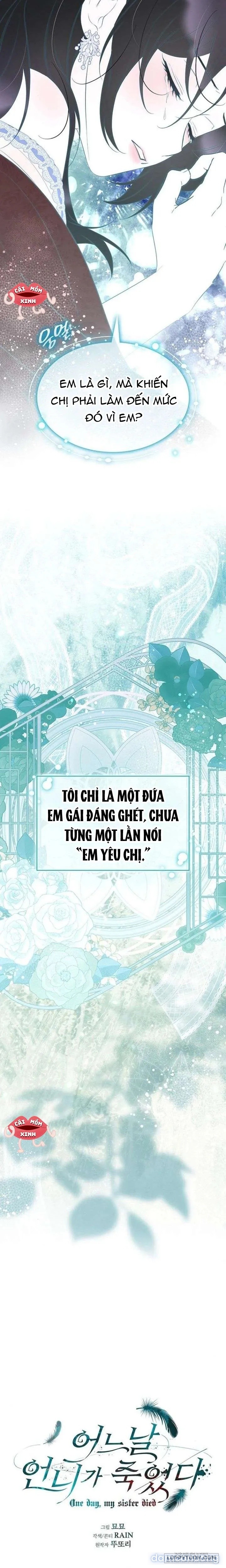 Vào Ngày Mà Chị Gái Tôi Qua Đời 