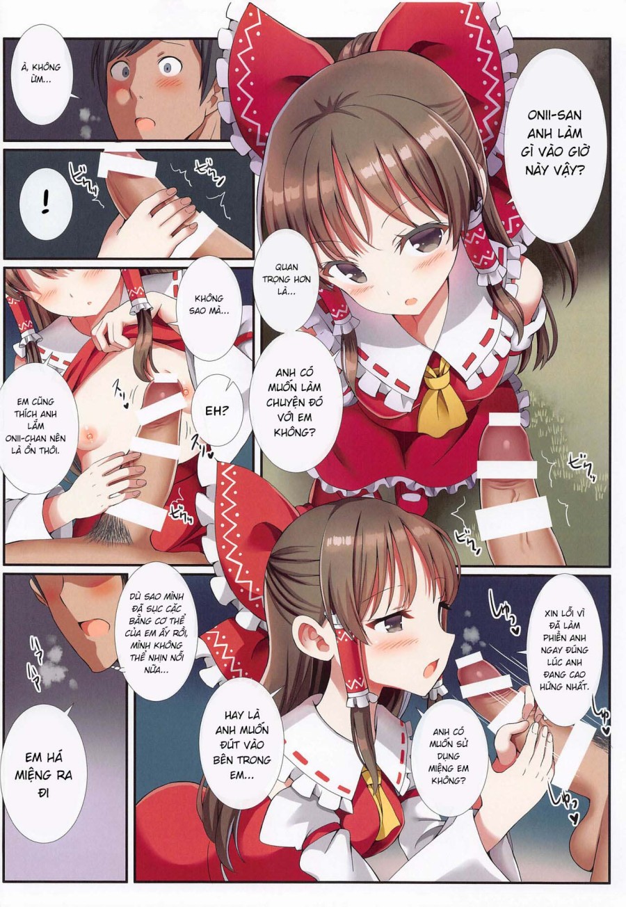 Miko-san bé nhỏ của Hakurei và những bụi cây bí mật 