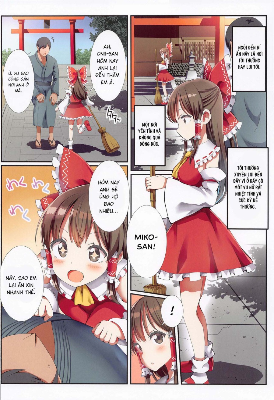 Miko-san bé nhỏ của Hakurei và những bụi cây bí mật 