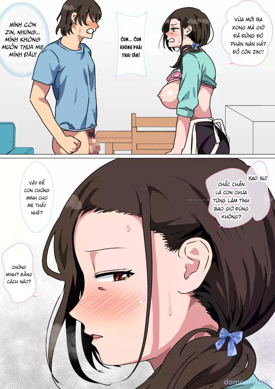 Haha ga Ecchi na Chouhatsu Shite Kita node Gaman Dekizu ni Hangeki Shimashita 