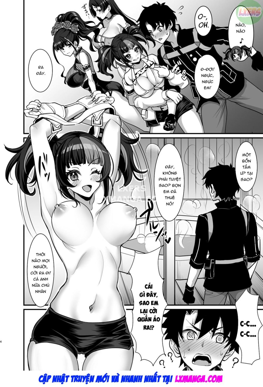 Heian Girls 4P Nhà tắm gợi cảm Chơi 