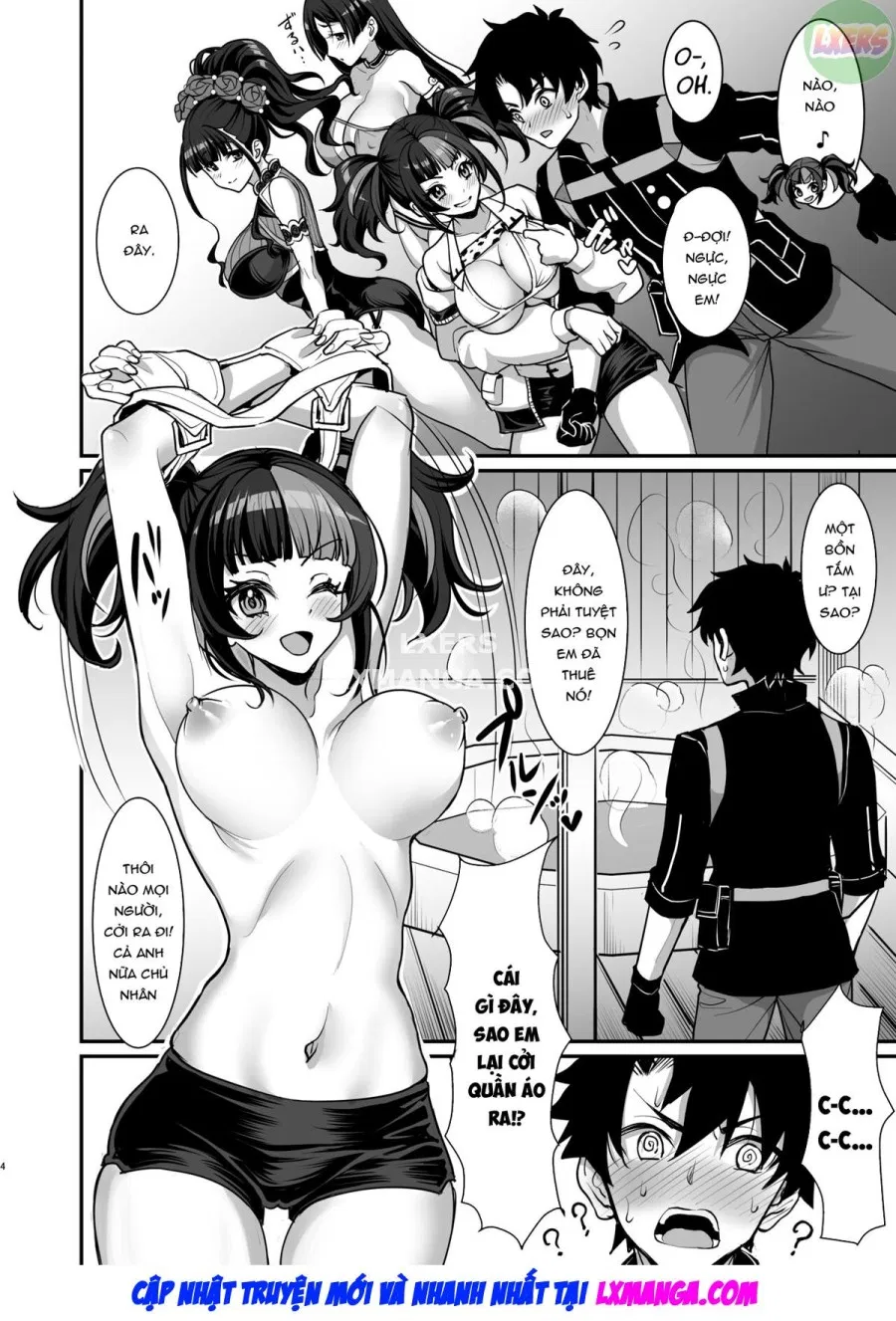 Heian Girls 4P Nhà tắm gợi cảm Chơi 