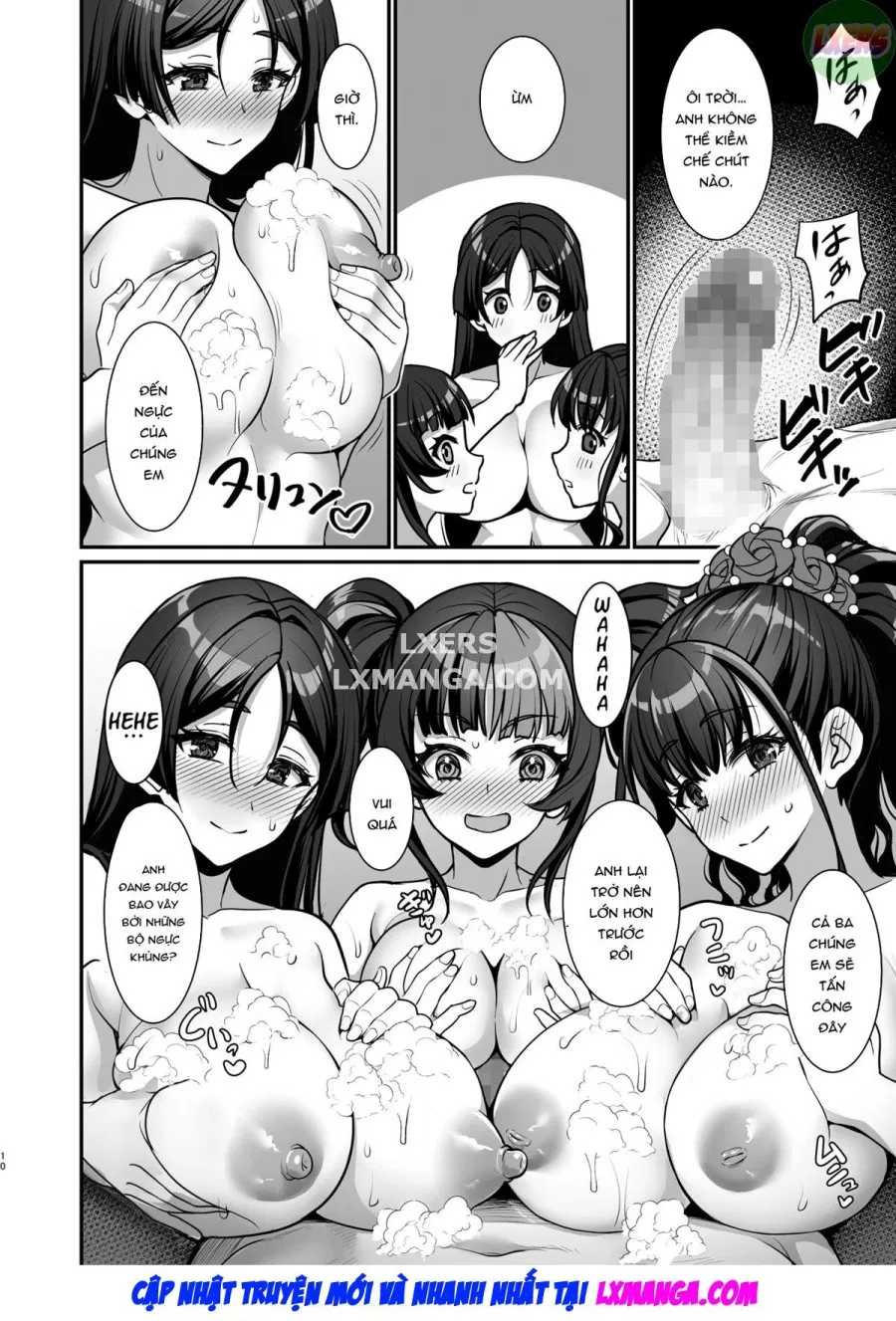 Heian Girls 4P Nhà tắm gợi cảm Chơi 