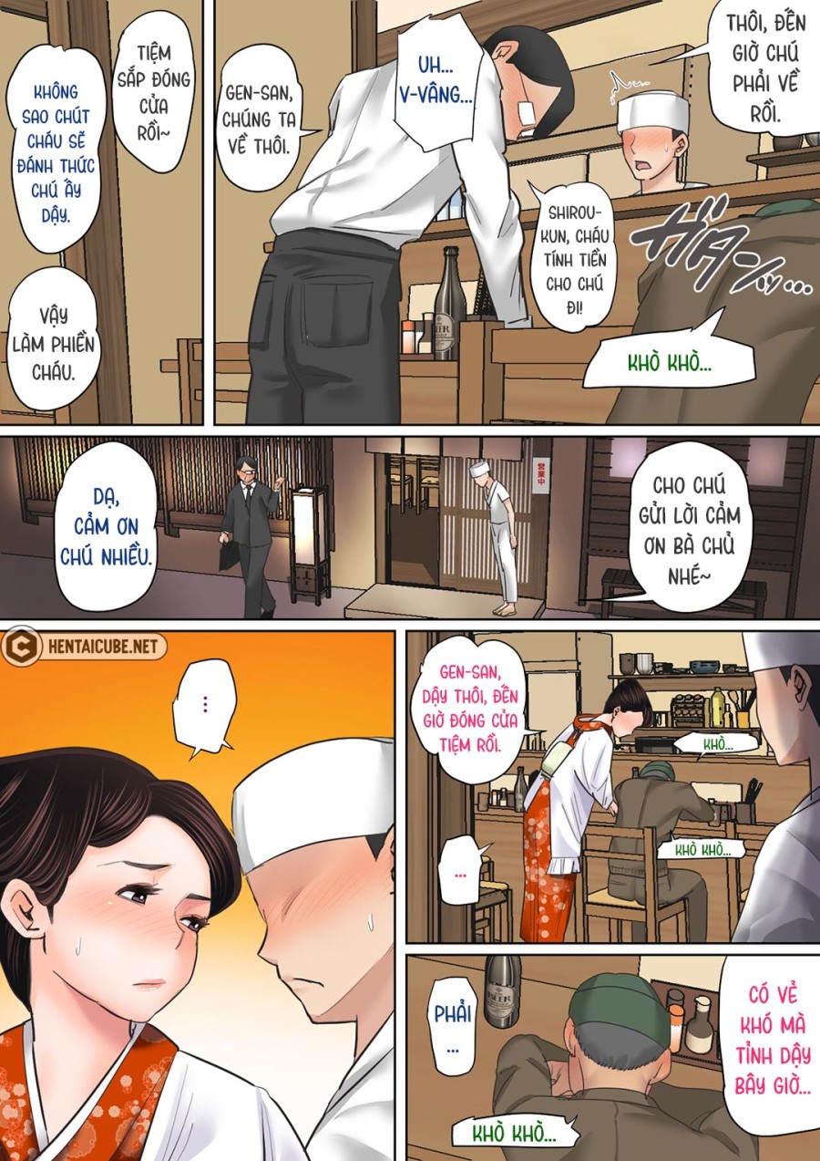 Lỗ của mẹ làm tôi cứng 