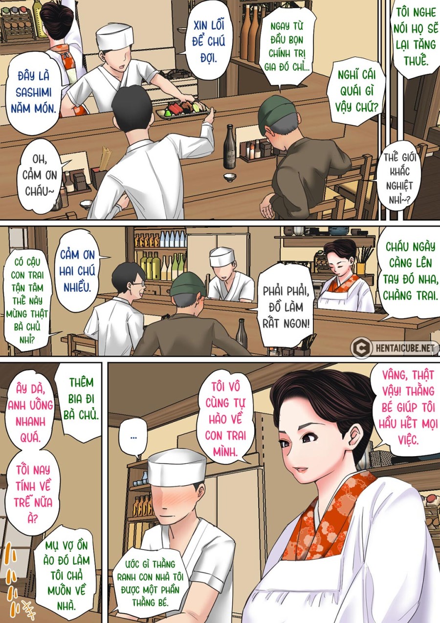 Lỗ của mẹ làm tôi cứng 