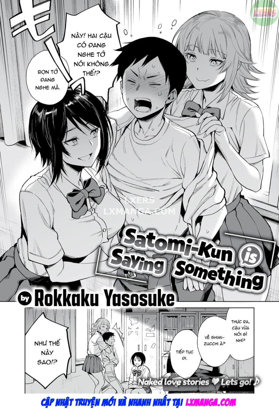 Satomi-kun đang làm gì đó 