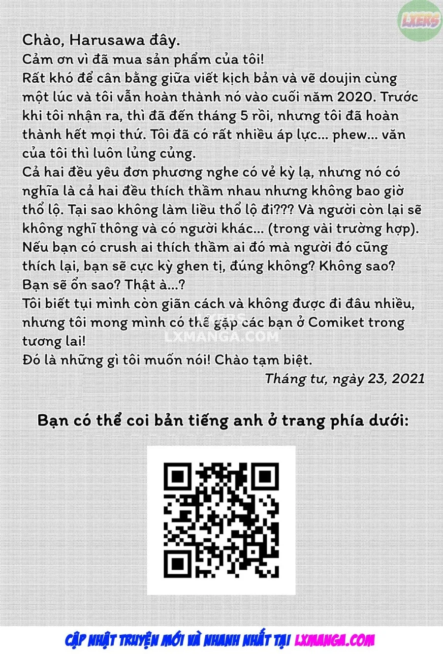 Lẽ ra bạn nên trung thực hơn 