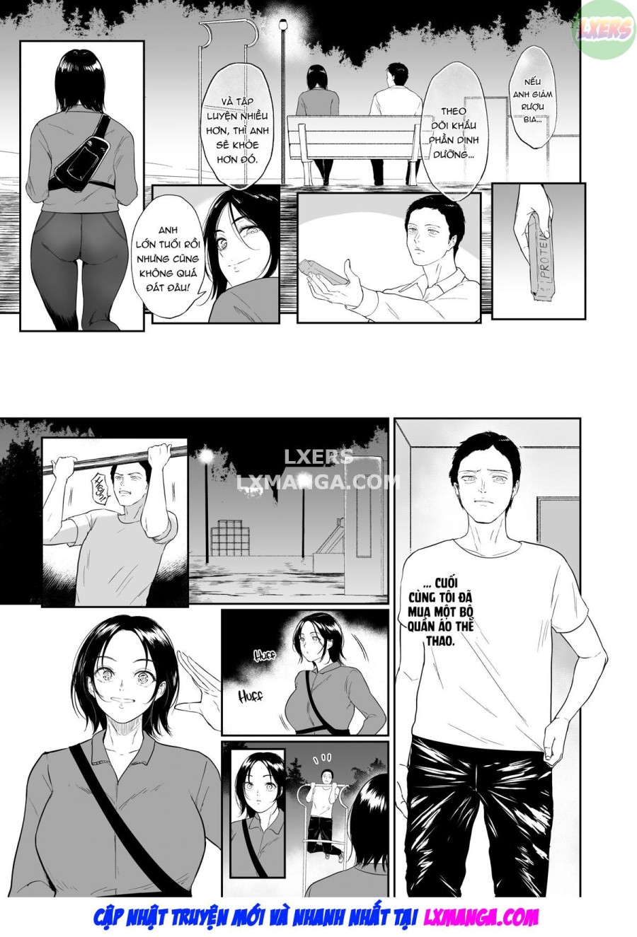 Ông Mitsushima tại công viên thể thao 