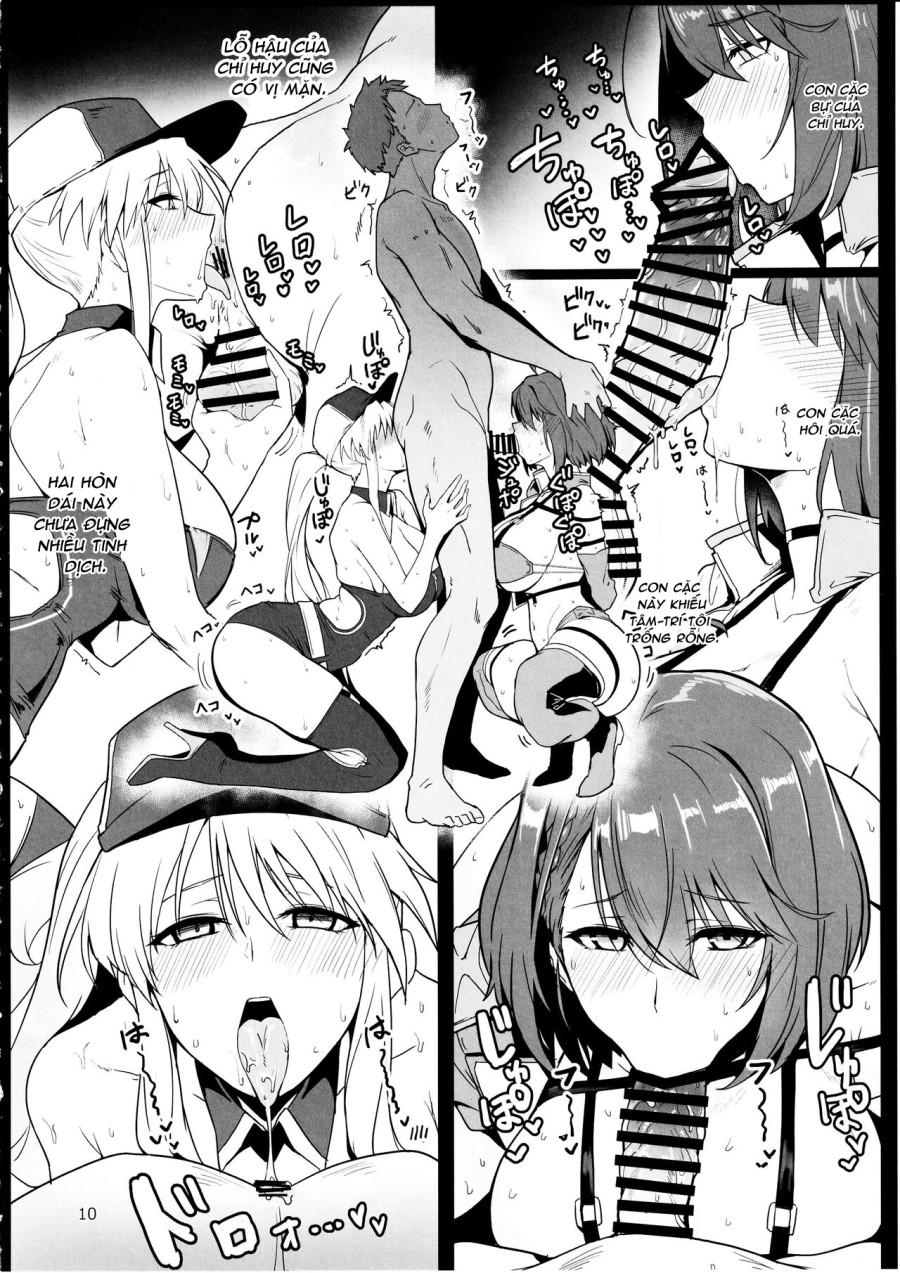 Nữ hoàng chủng tộc Enterprise và Baltimore và những cuốn sách dâm dục (Azur Lane) 