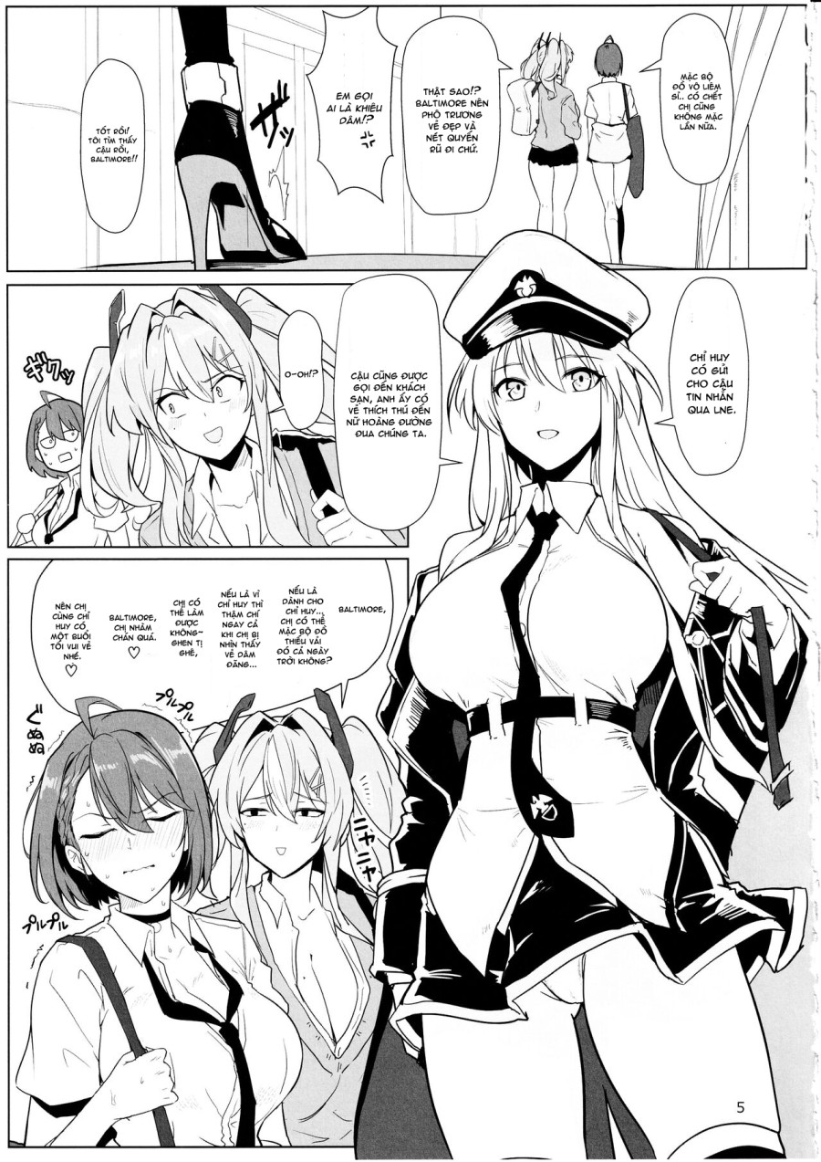 Nữ hoàng chủng tộc Enterprise và Baltimore và những cuốn sách dâm dục (Azur Lane) 