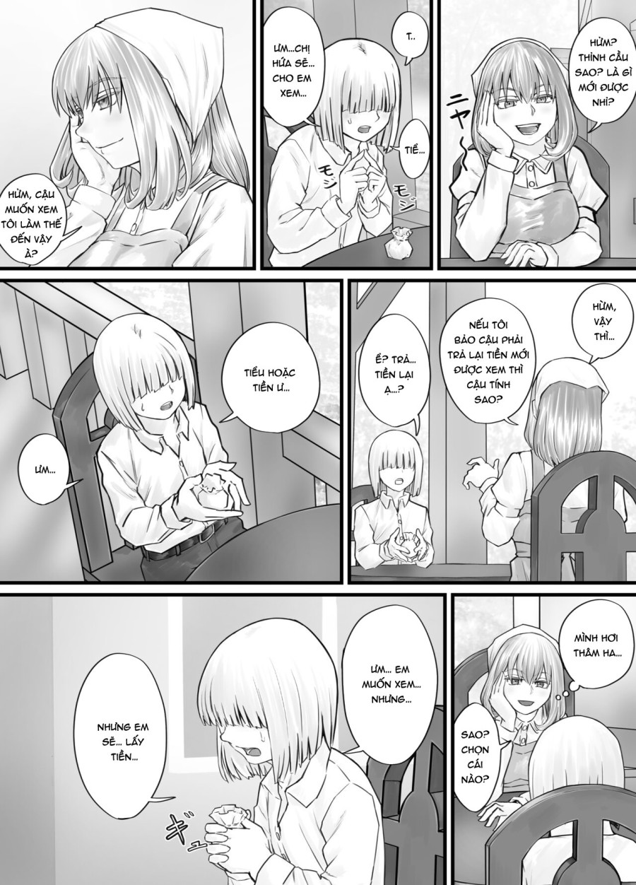Manga nơi bạn có thể nhìn thấy cảnh mình tè lên chị gái mình 