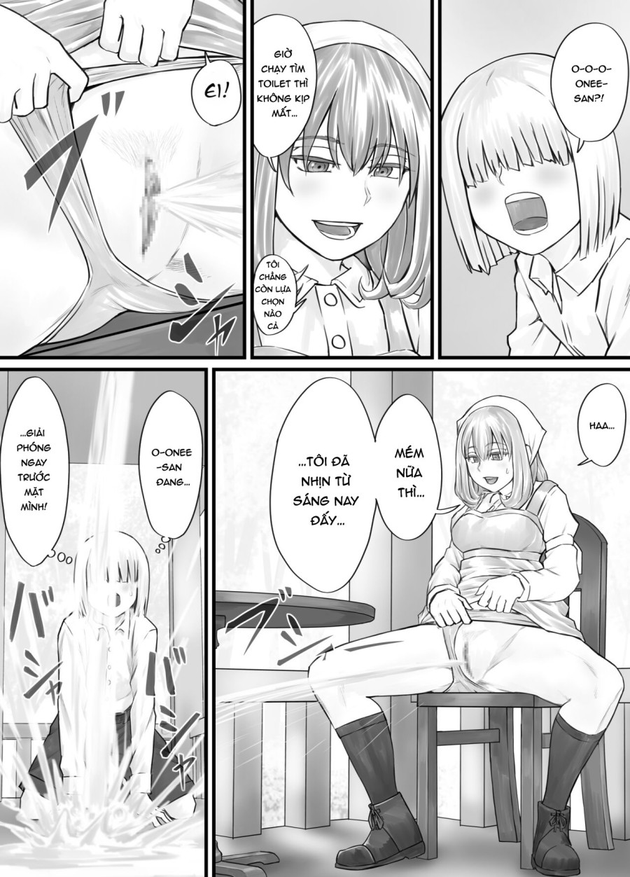 Manga nơi bạn có thể nhìn thấy cảnh mình tè lên chị gái mình 