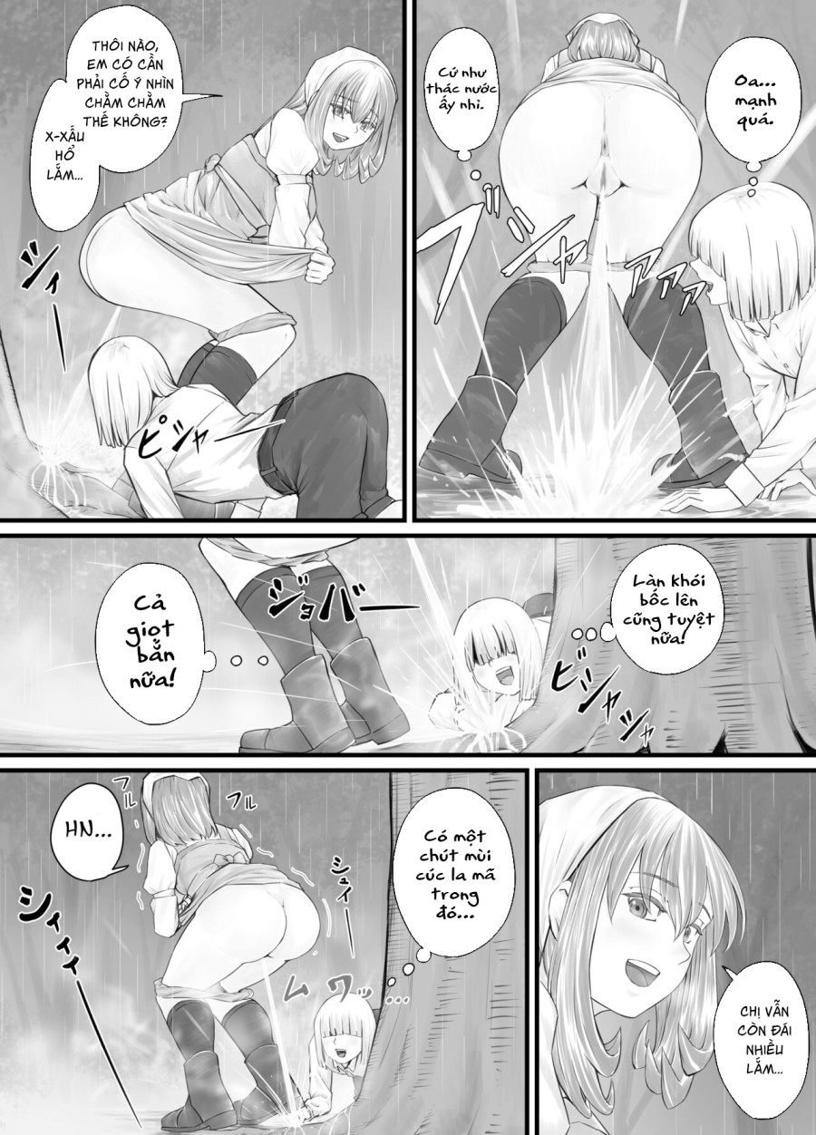 Manga nơi bạn có thể nhìn thấy cảnh mình tè lên chị gái mình 
