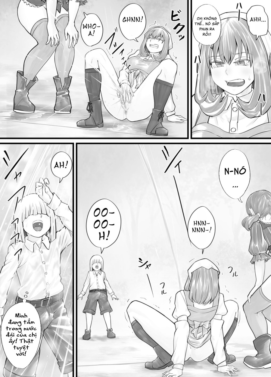 Manga nơi bạn có thể nhìn thấy cảnh mình tè lên chị gái mình 