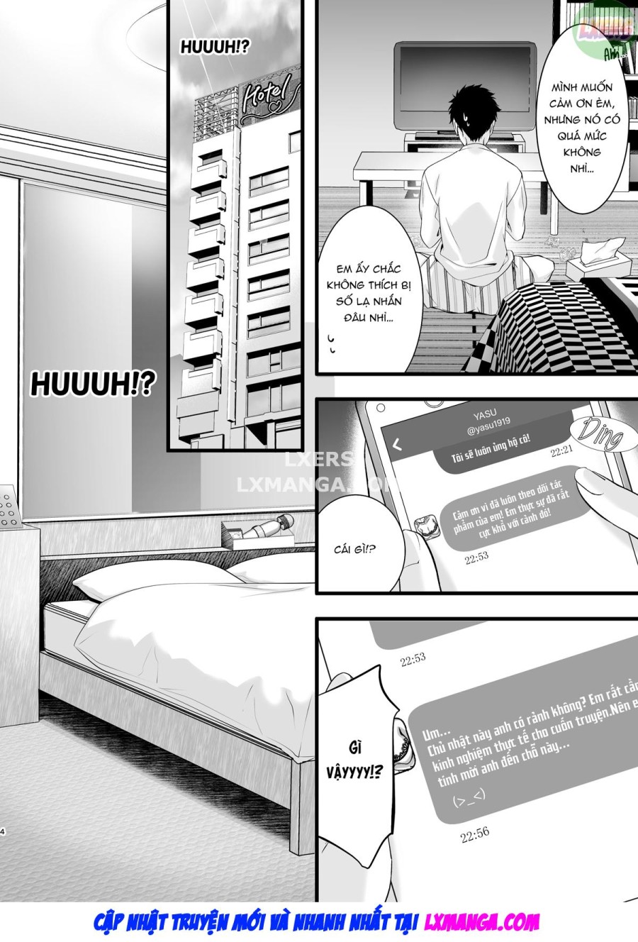 Câu chuyện về việc tôi được một nhà văn doujinshi nổi tiếng gọi đến và nơi tôi đang làm việc là Ovesho. 