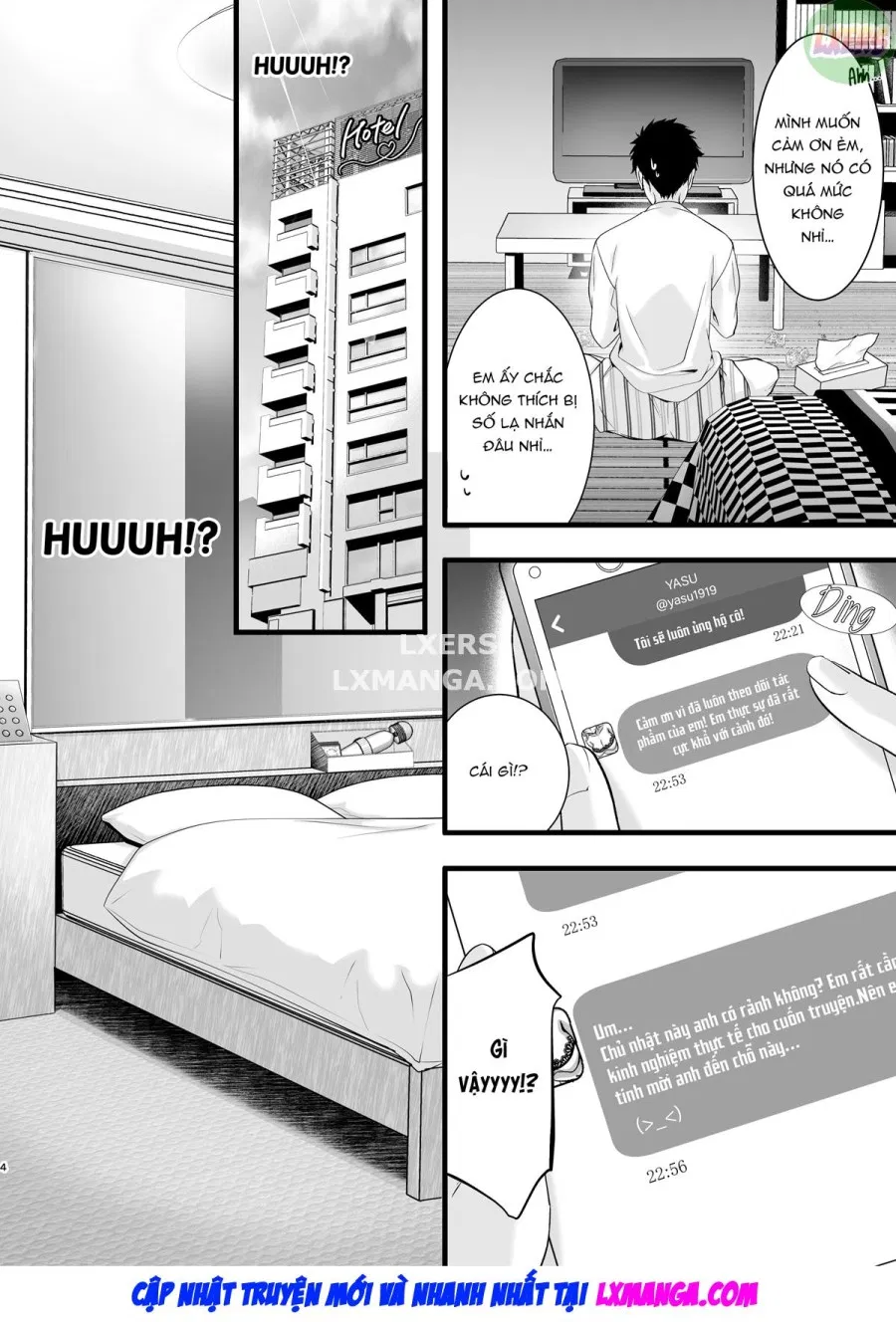 Câu chuyện về việc tôi được một nhà văn doujinshi nổi tiếng gọi đến và nơi tôi đang làm việc là Ovesho. 