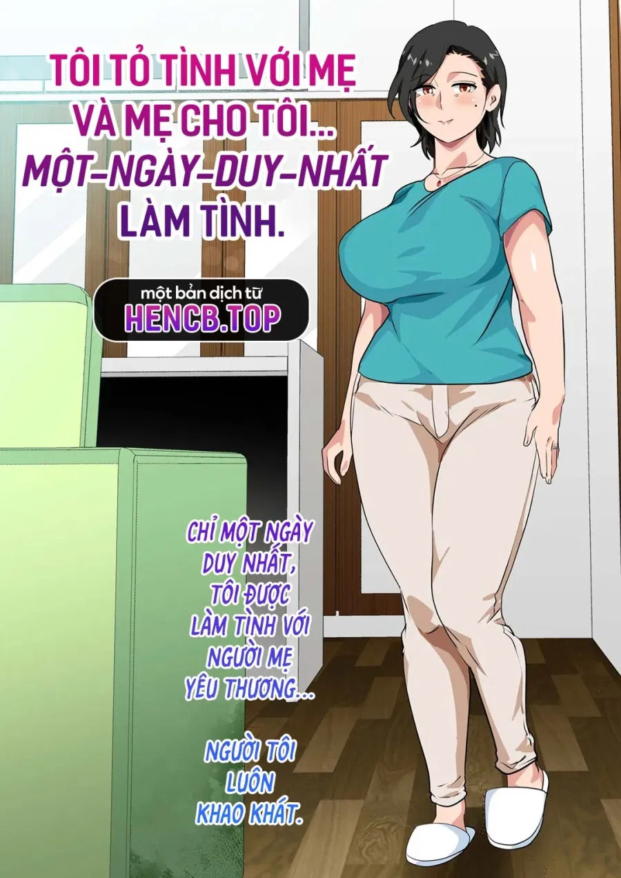 Câu chuyện về việc tôi đã thổ lộ tình cảm của mình với mẹ và bà cho tôi quan hệ tình dục với bà chỉ trong một ngày 