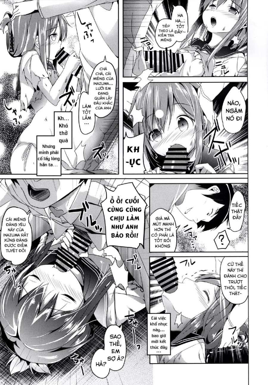 Inazuma-chan cập bến hàng ngày do bị hư hại nghiêm trọng 