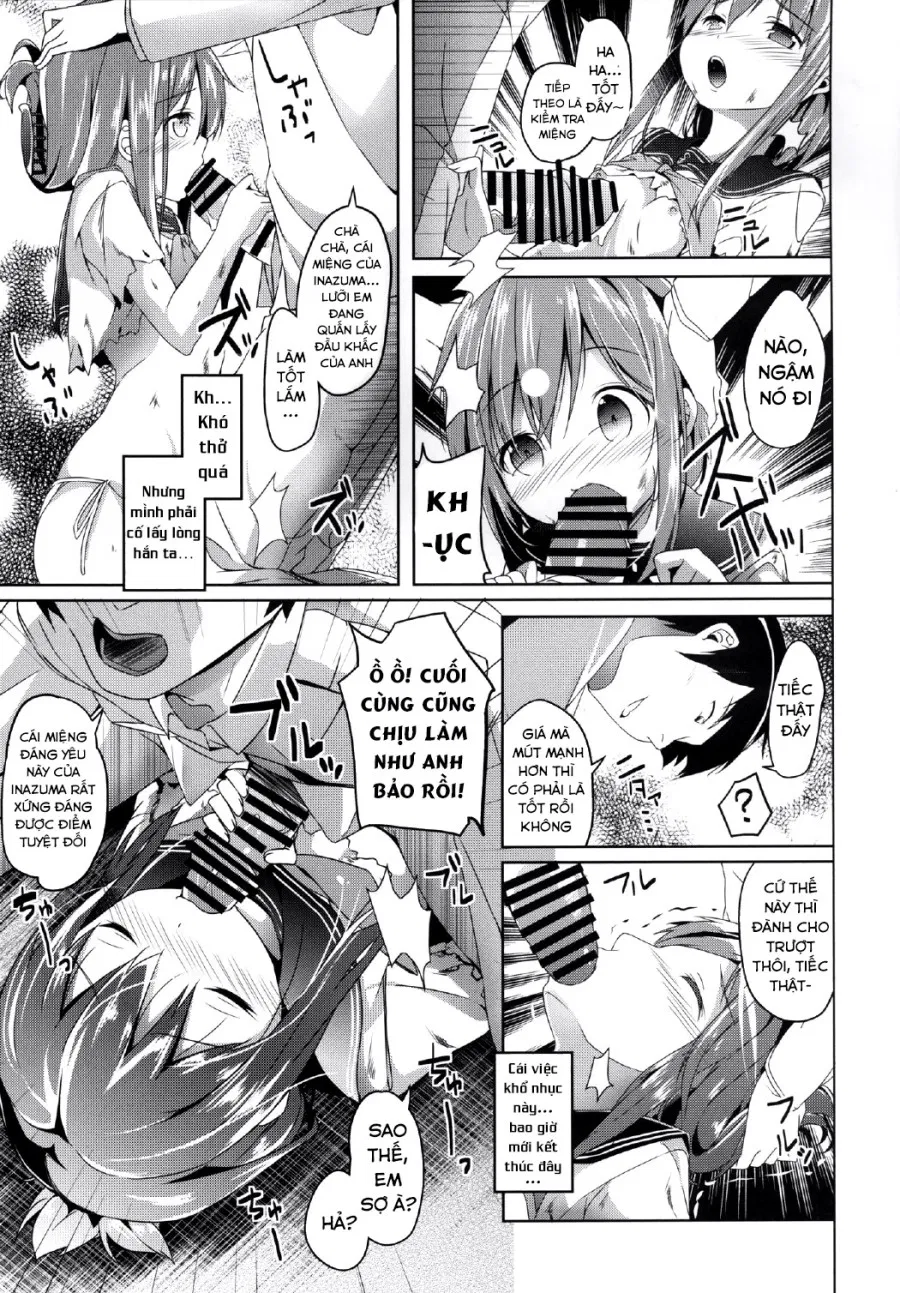 Inazuma-chan cập bến hàng ngày do bị hư hại nghiêm trọng 