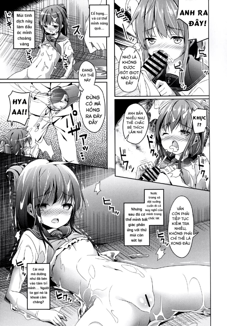 Inazuma-chan cập bến hàng ngày do bị hư hại nghiêm trọng 