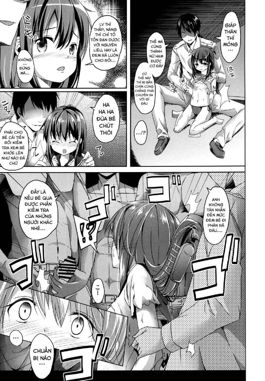 Inazuma-chan cập bến hàng ngày do bị hư hại nghiêm trọng 