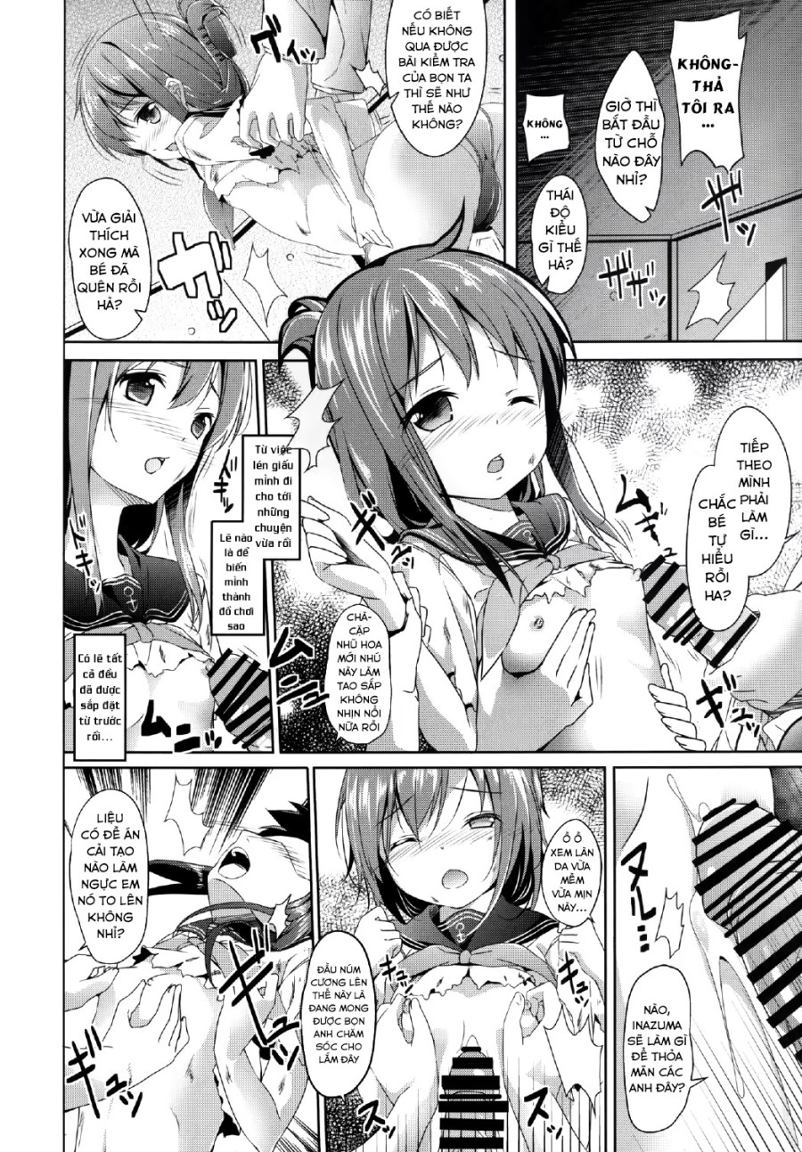Inazuma-chan cập bến hàng ngày do bị hư hại nghiêm trọng 