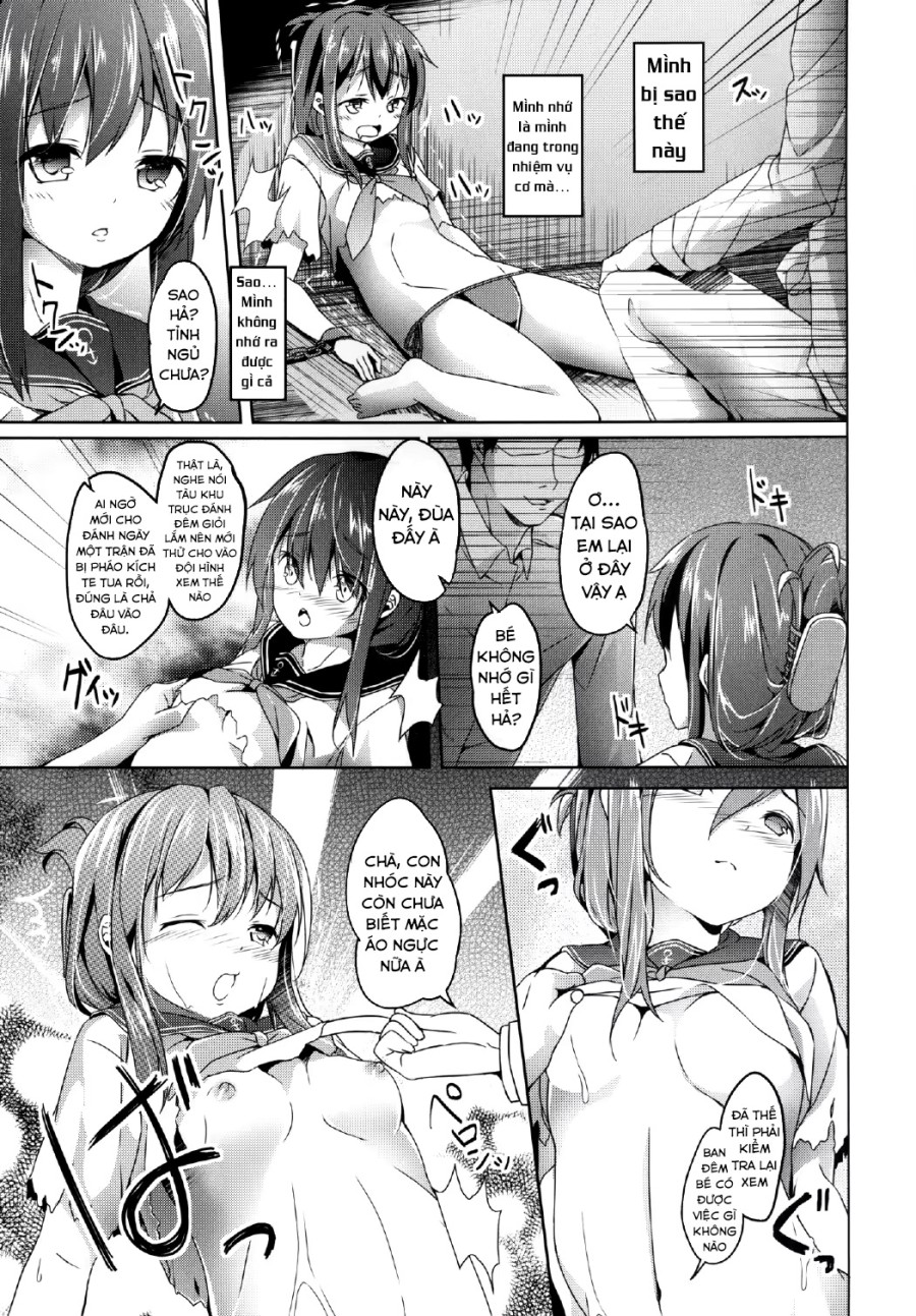 Inazuma-chan cập bến hàng ngày do bị hư hại nghiêm trọng 