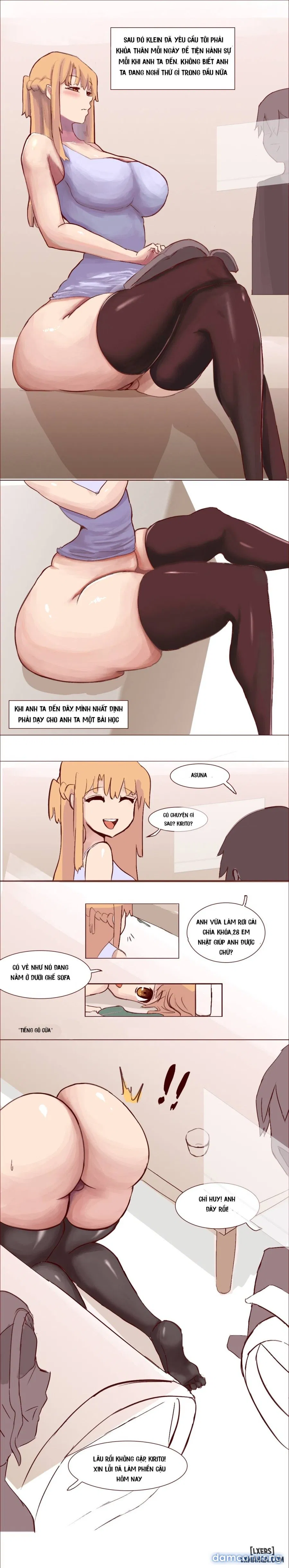 Kirito's visual bug in SAO- Truyện Màu 