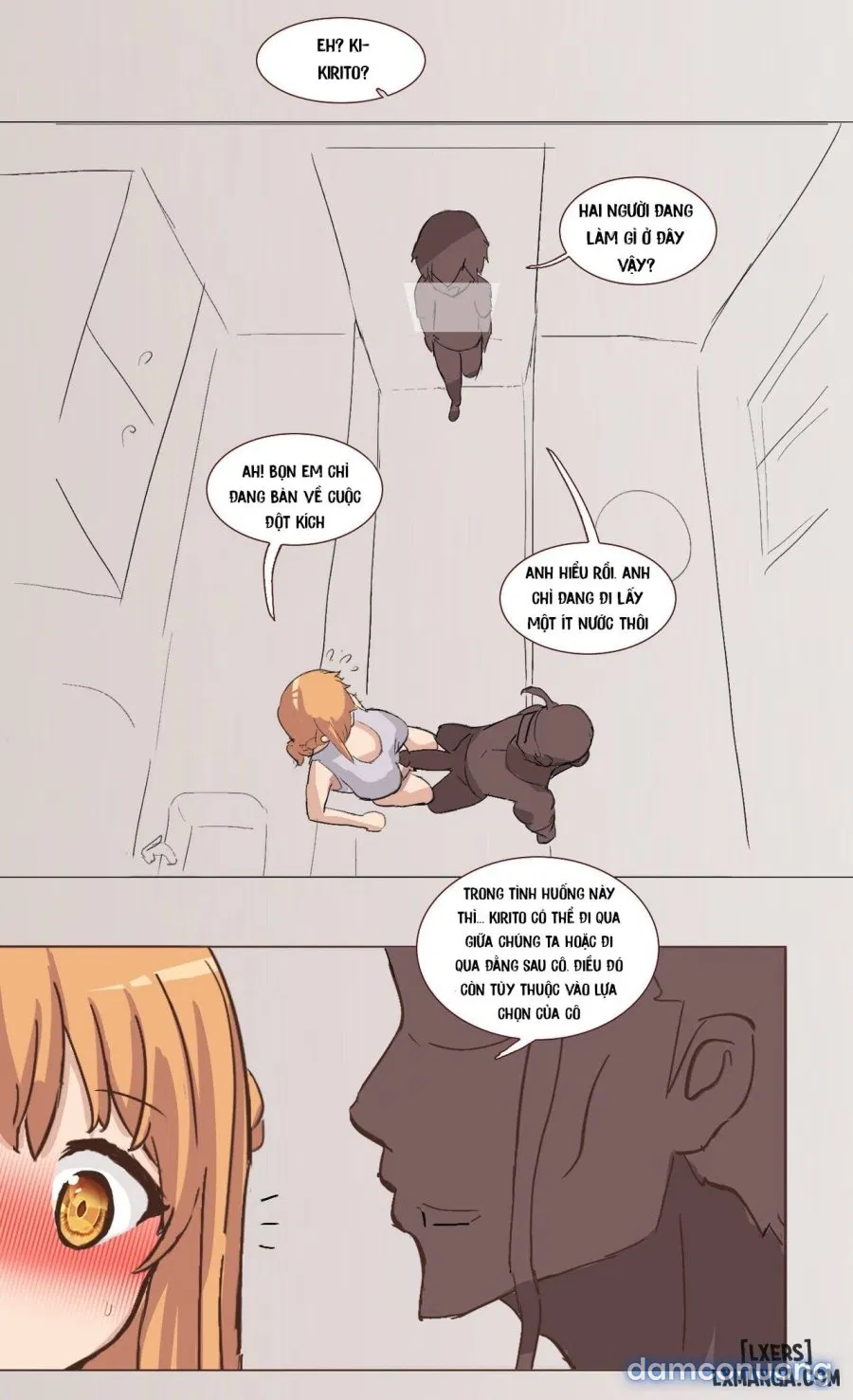 Kirito's visual bug in SAO- Truyện Màu 