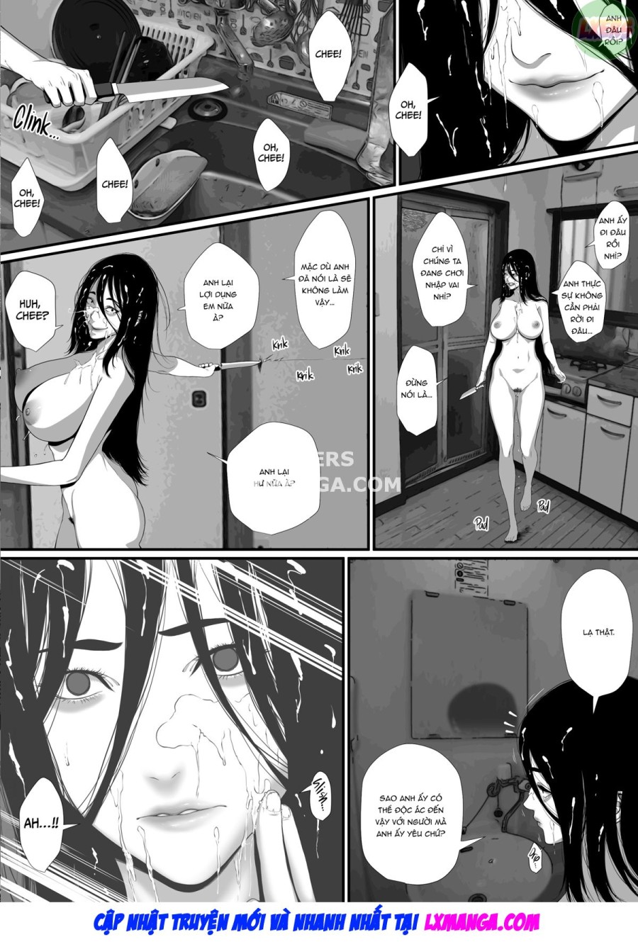 Khi tôi yêu cầu cô ấy đóng vai một người phụ nữ độc ác yandere đồng lõa với văn phòng sắc đẹp 