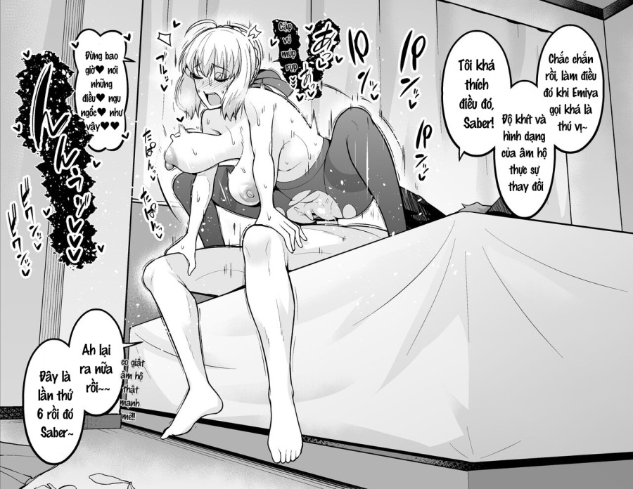 Saber và Shinji ngoại tình 