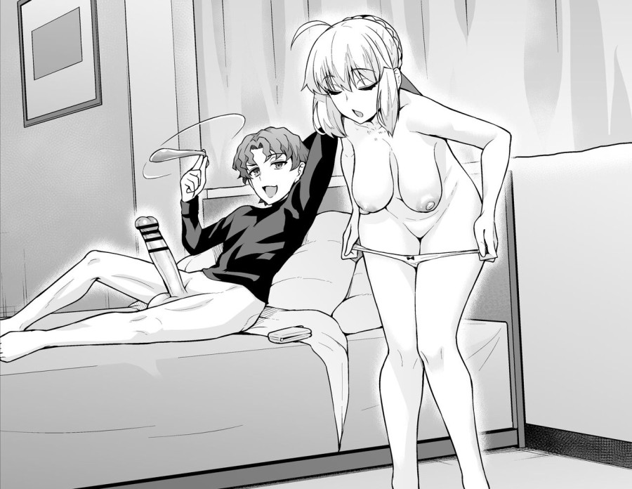 Saber và Shinji ngoại tình 