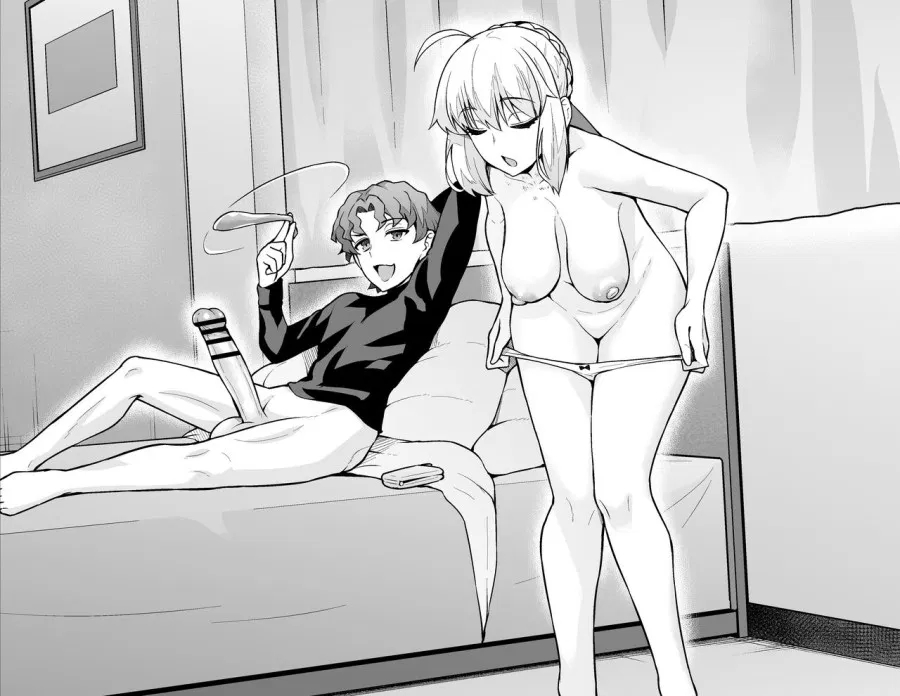 Saber và Shinji ngoại tình 