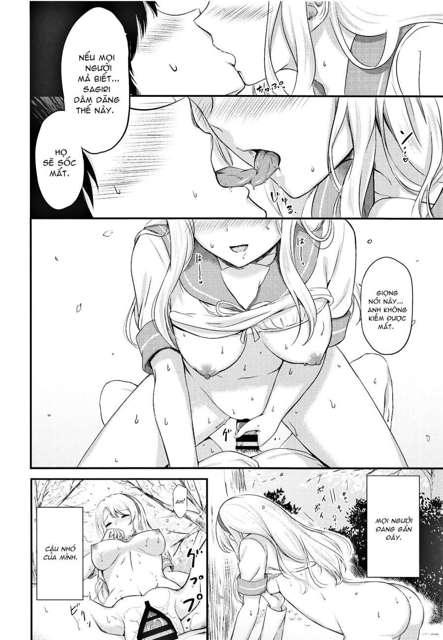 Sagiri và tình dục ngắm hoa anh đào Kantai Collection KanColle 